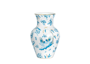Ginori Oro Di Doccia Turchese Ming Vase - 9"